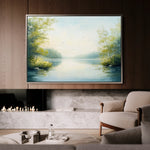 Landscape 185 Canvas Art 60 x 40 cm / Black
