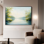 Landscape 185 Canvas Art 60 x 40 cm / Black