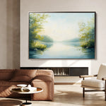 Landscape 185 Canvas Art 60 x 40 cm / Black