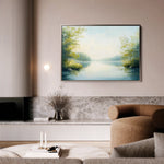 Landscape 185 Canvas Art 60 x 40 cm / Black