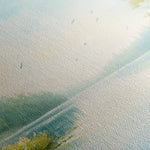 Landscape 185 Canvas Art 60 x 40 cm / Black
