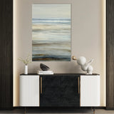 Abstract 1850 Canvas Art 60 x 40 cm / Black