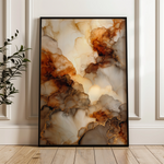 Abstract 1851 Canvas Art 60 x 40 cm / Black