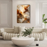 Abstract 1851 Canvas Art 60 x 40 cm / Black