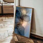 Abstract 1852 Canvas Art 60 x 40 cm / Black