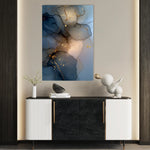 Abstract 1852 Canvas Art 60 x 40 cm / Black