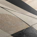 Abstract 1854 Canvas Art 60 x 40 cm / Black