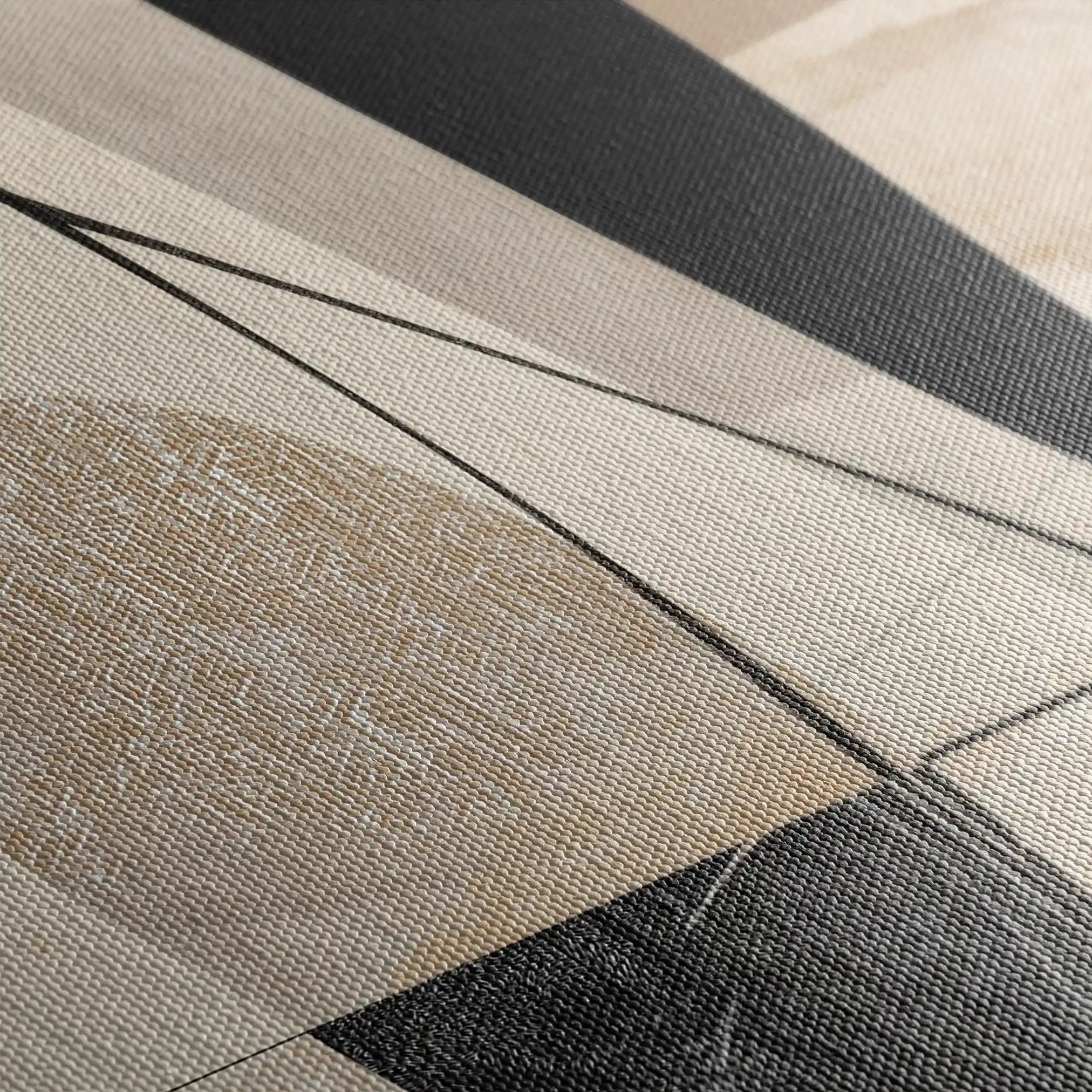 Abstract 1854 Canvas Art 60 x 40 cm / Black