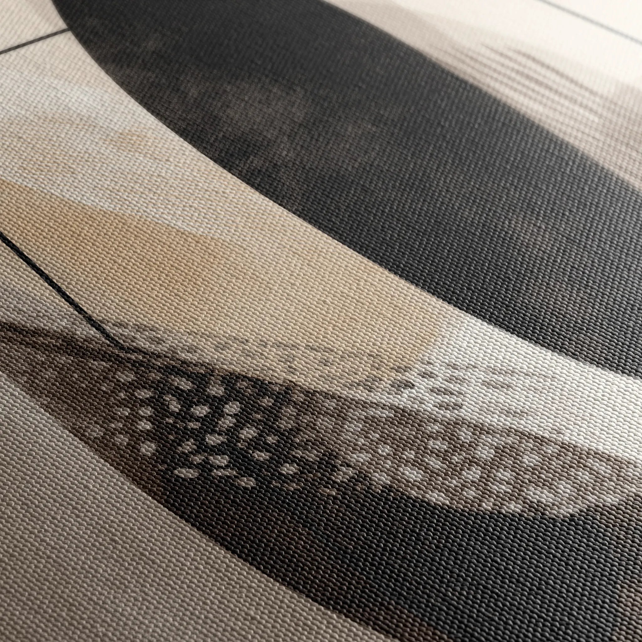 Abstract 1855 Canvas Art 60 x 40 cm / Black
