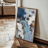 Abstract 1858 Canvas Art 60 x 40 cm / Black