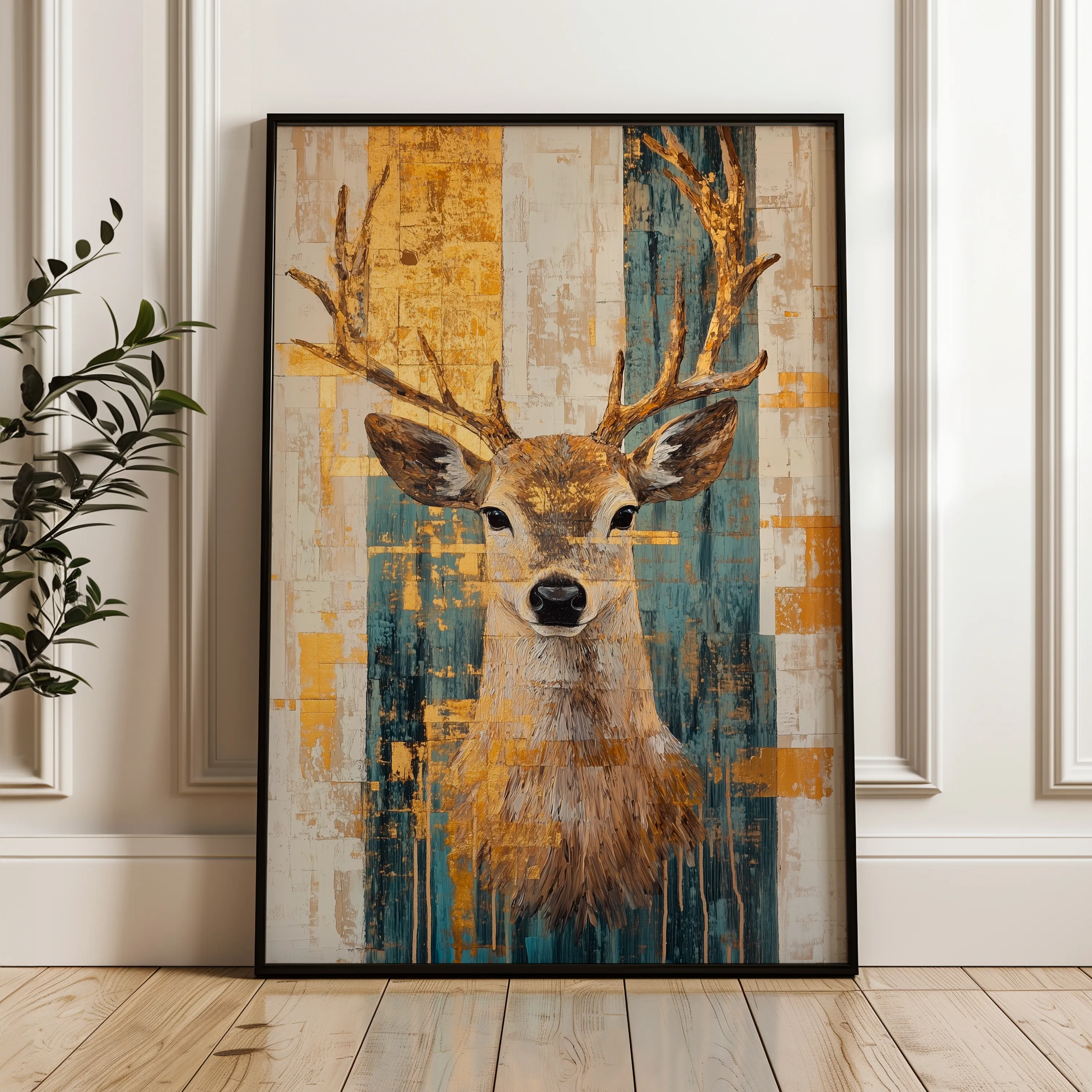 Animals 186 Canvas Art 60 x 40 cm / Black