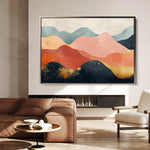Boho 186 Canvas Art 60 x 40 cm / Black