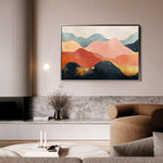 Boho 186 Canvas Art 60 x 40 cm / Black