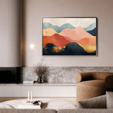 Boho 186 Canvas Art 60 x 40 cm / Black