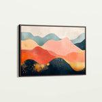 Boho 186 Canvas Art 60 x 40 cm / Black