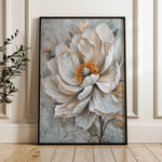 Floral 186 Canvas Art 60 x 40 cm / Black