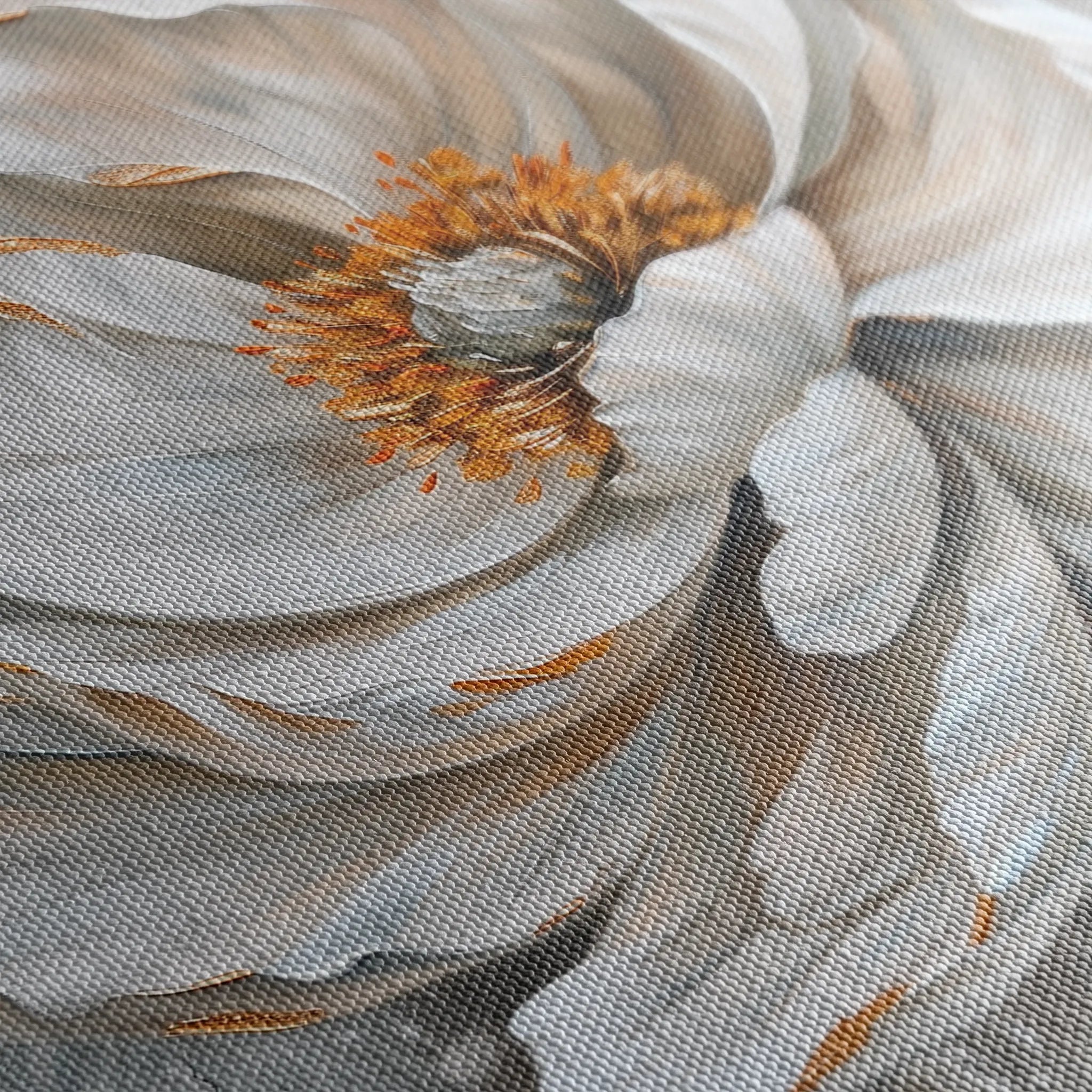 Floral 186 Canvas Art 60 x 40 cm / Black