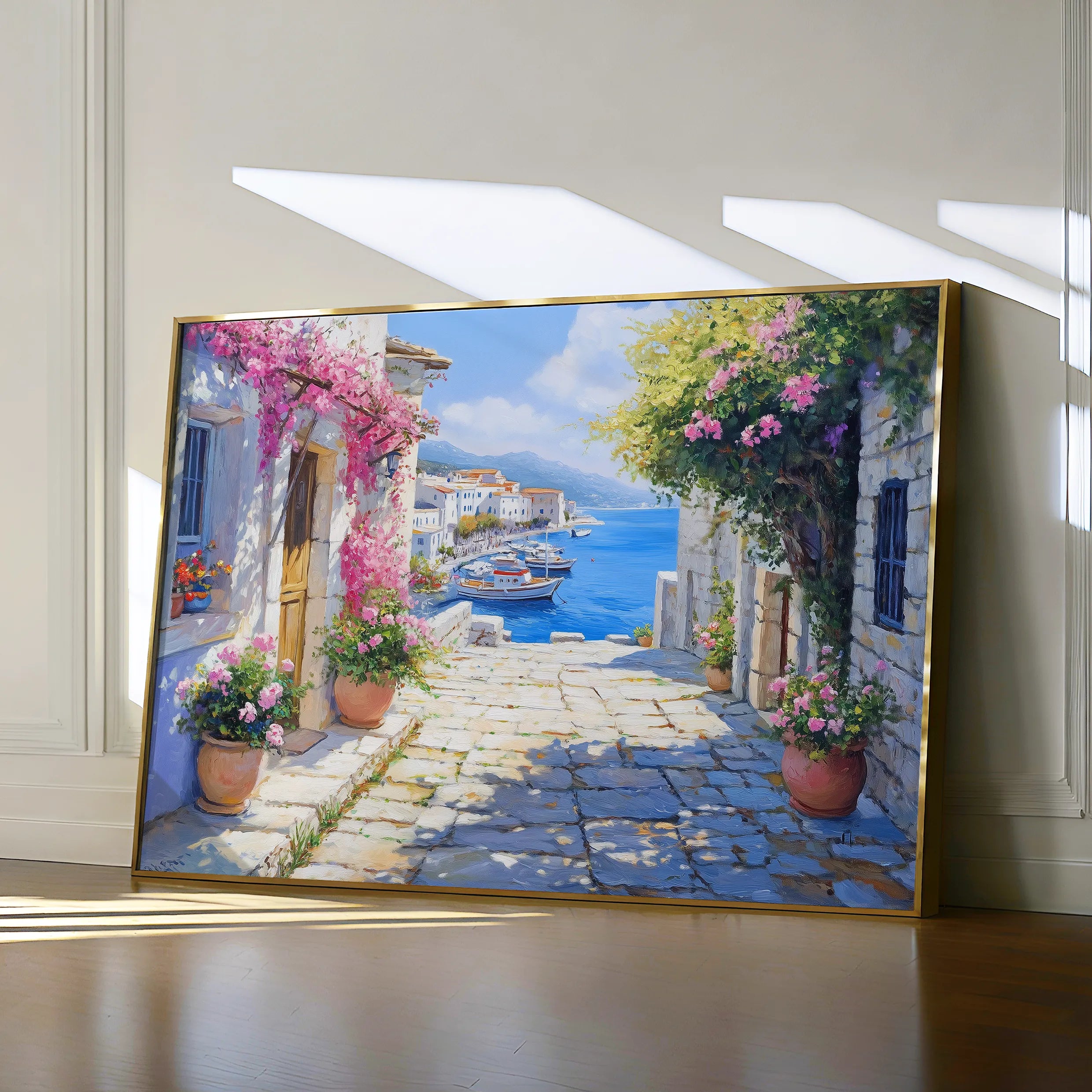 Landscape 186 Canvas Art 60 x 40 cm / Black