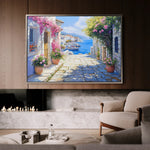 Landscape 186 Canvas Art 60 x 40 cm / Black