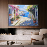 Landscape 186 Canvas Art 60 x 40 cm / Black