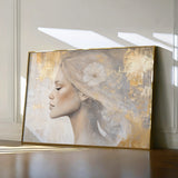 Portrait 186 Canvas Art 60 x 40 cm / Black