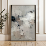 Abstract 1860 Canvas Art 60 x 40 cm / Black