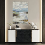 Abstract 1862 Canvas Art 60 x 40 cm / Black