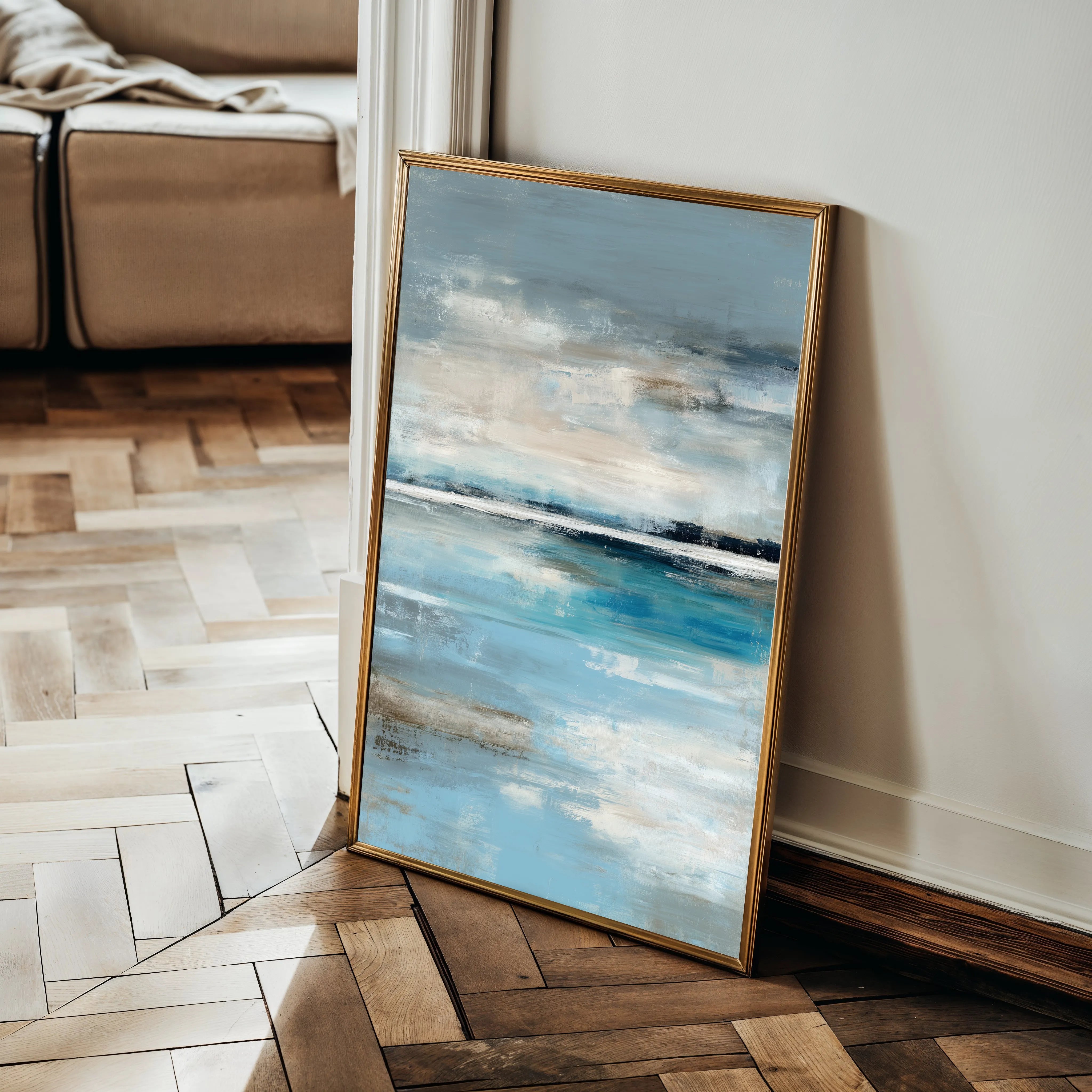 Abstract 1863 Canvas Art 60 x 40 cm / Black