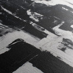 Abstract 1864 Canvas Art 60 x 40 cm / Black