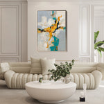 Abstract 1866 Canvas Art 60 x 40 cm / Black