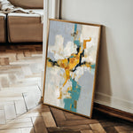 Abstract 1866 Canvas Art 60 x 40 cm / Black