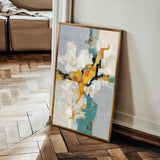Abstract 1866 Canvas Art 60 x 40 cm / Black