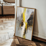 Abstract 1867 Canvas Art 60 x 40 cm / Black