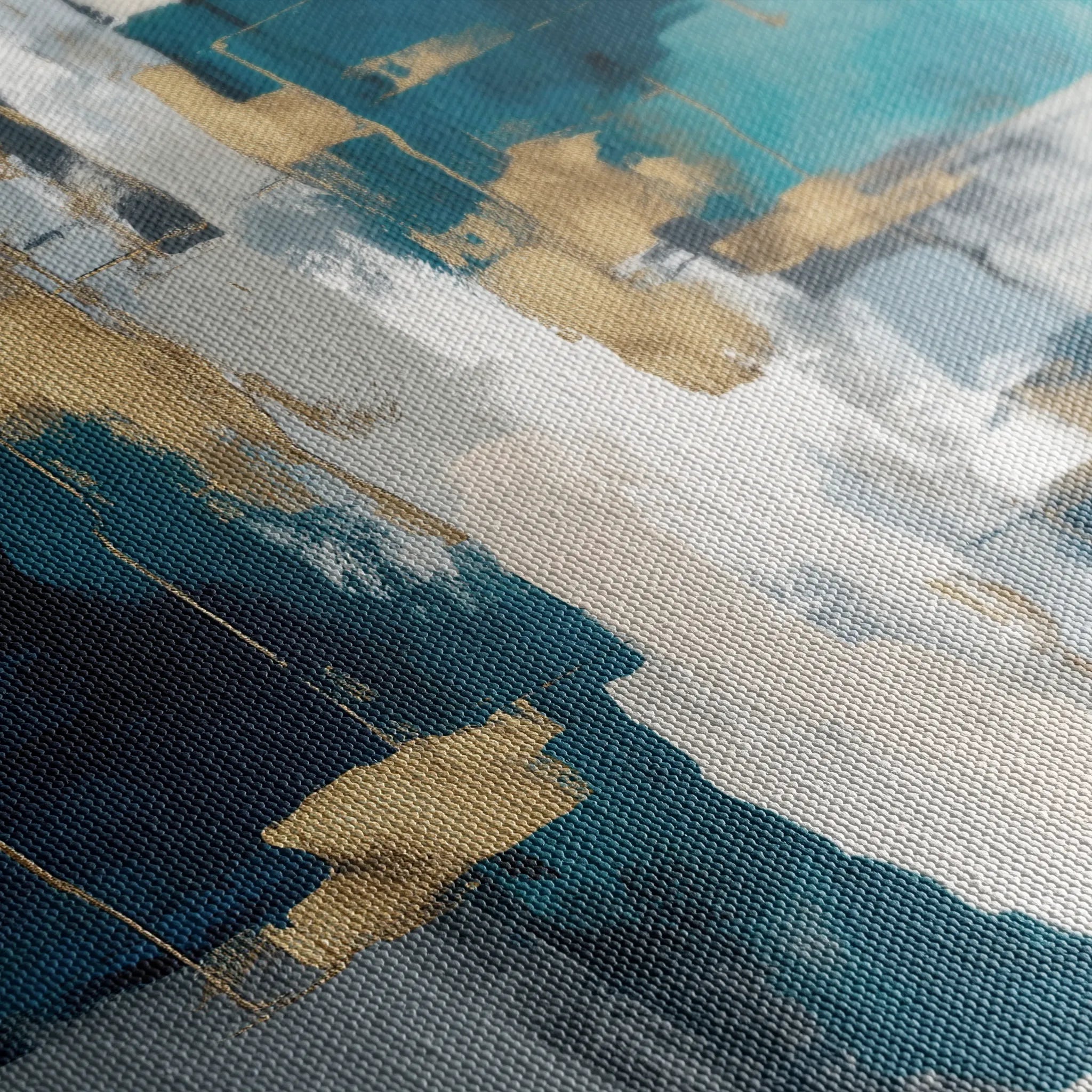 Abstract 1868 Canvas Art 60 x 40 cm / Black