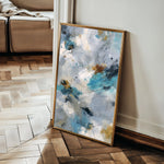 Abstract 1869 Canvas Art 60 x 40 cm / Black