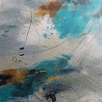 Abstract 1869 Canvas Art 60 x 40 cm / Black