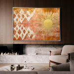 Boho 187 Canvas Art 60 x 40 cm / Black