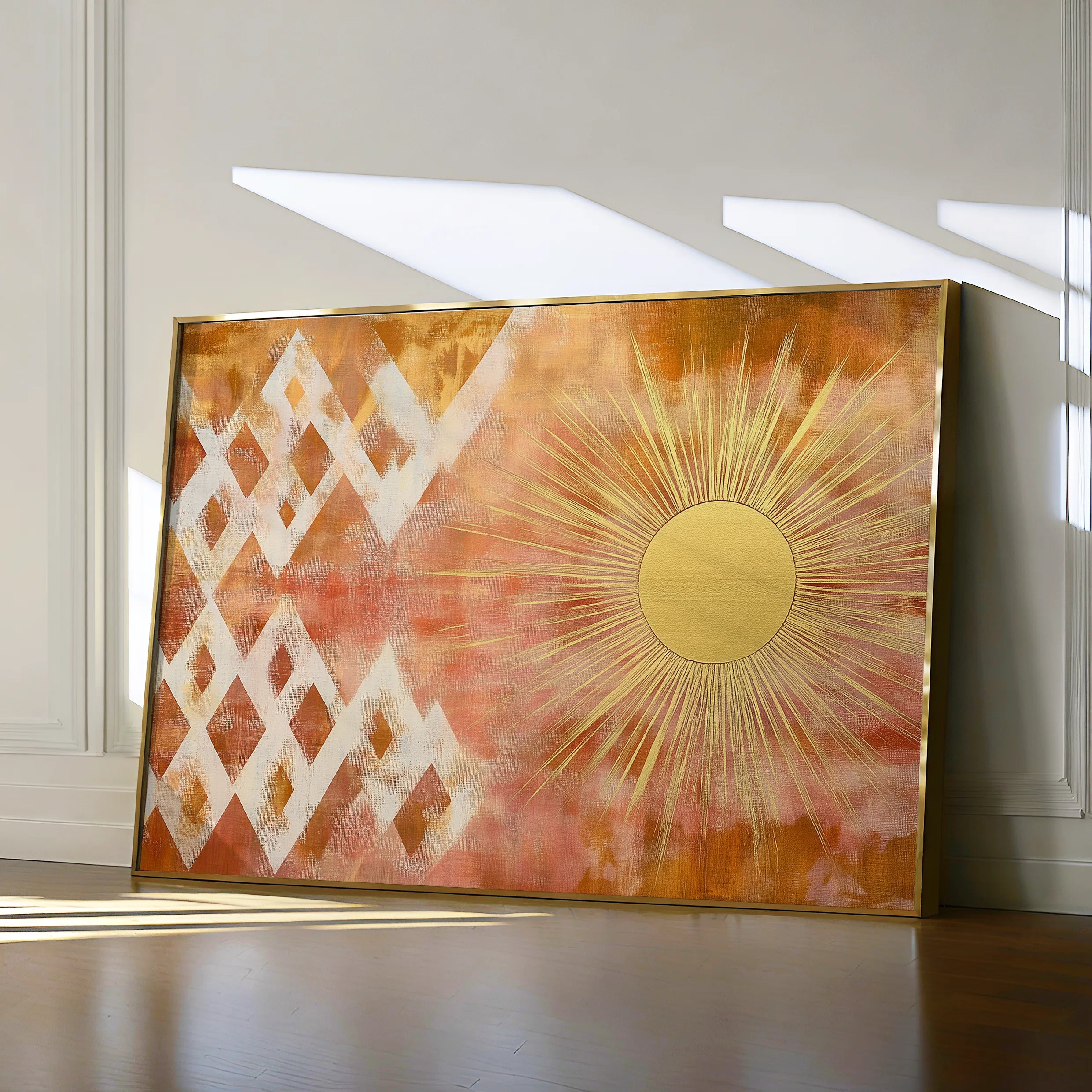 Boho 187 Canvas Art 60 x 40 cm / Black