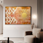 Boho 187 Canvas Art 60 x 40 cm / Black
