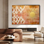 Boho 187 Canvas Art 60 x 40 cm / Black