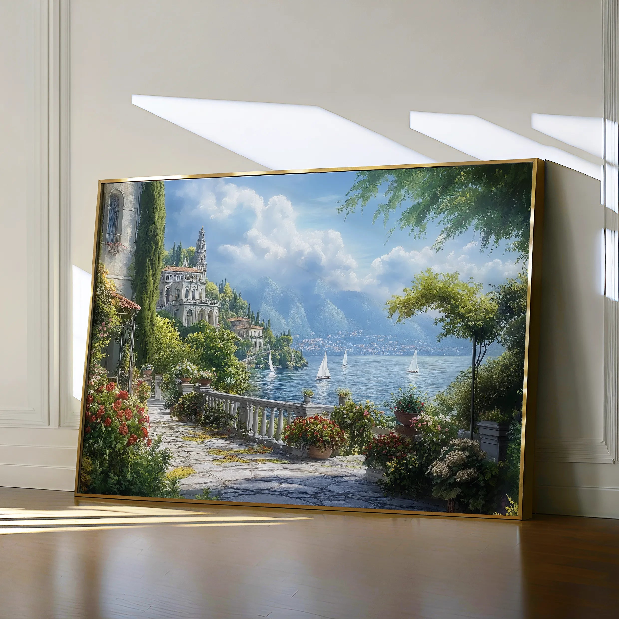 Landscape 187 Canvas Art 60 x 40 cm / Black