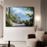 Landscape 187 Canvas Art 60 x 40 cm / Black