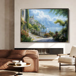 Landscape 187 Canvas Art 60 x 40 cm / Black