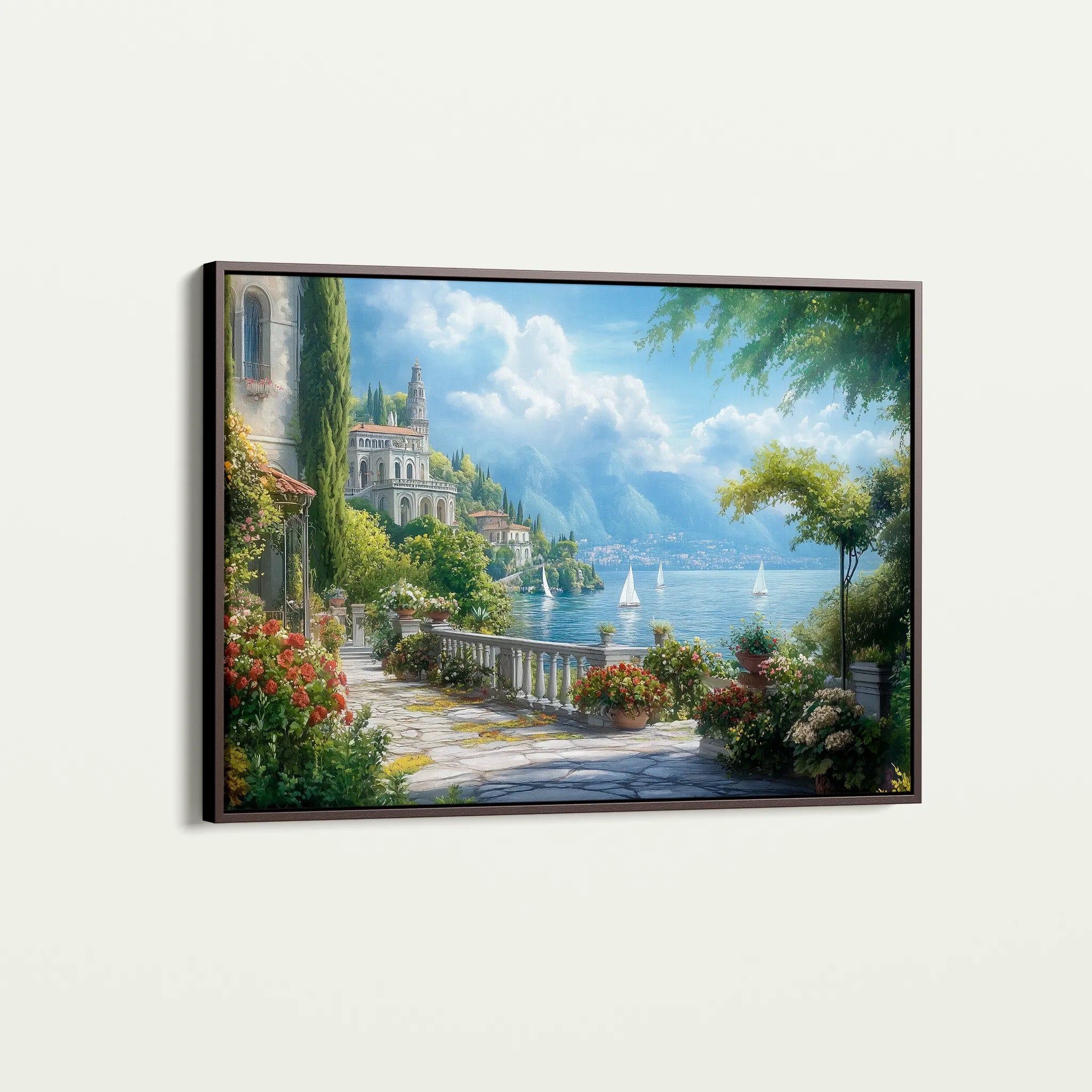 Landscape 187 Canvas Art 60 x 40 cm / Black