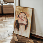 Portrait 187 Canvas Art 60 x 40 cm / Black