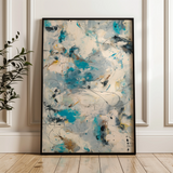 Abstract 1870 Canvas Art 60 x 40 cm / Black