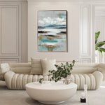 Abstract 1871 Canvas Art 60 x 40 cm / Black