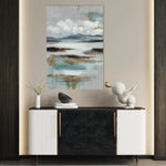 Abstract 1871 Canvas Art 60 x 40 cm / Black