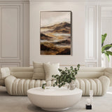 Abstract 1872 Canvas Art 60 x 40 cm / Black