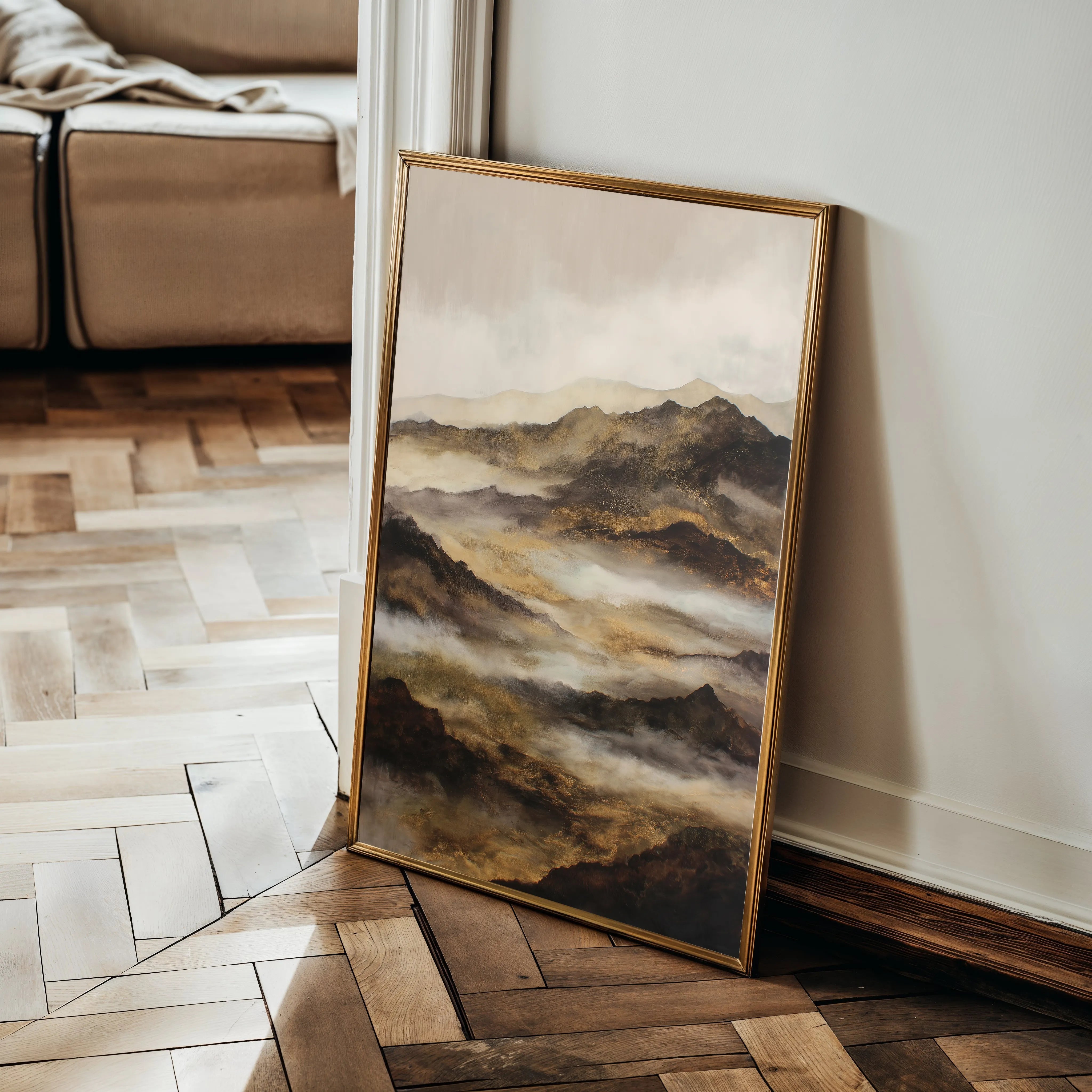 Abstract 1872 Canvas Art 60 x 40 cm / Black